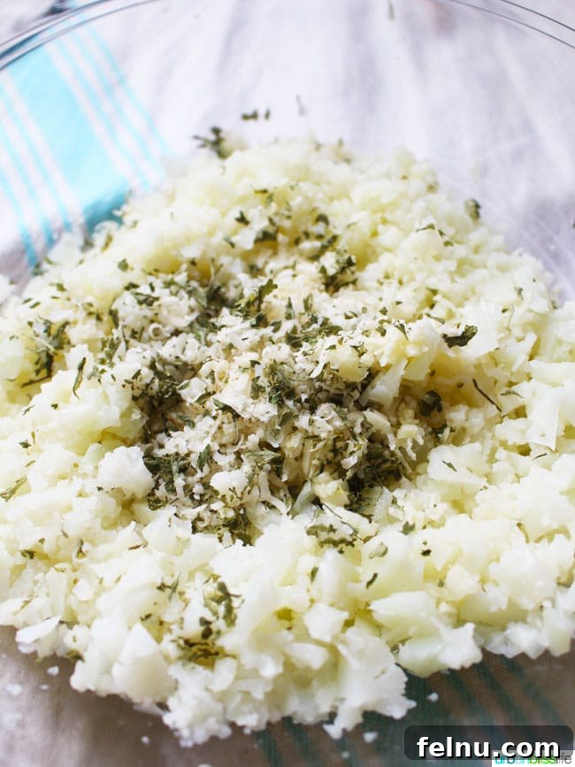 mashed cauliflower