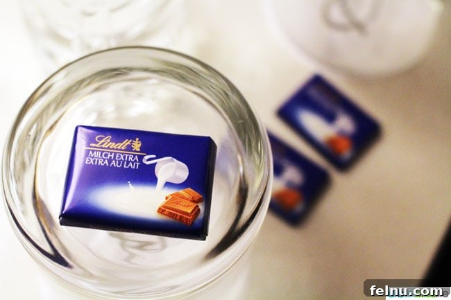 Lindt chocolate during turn-down service at the Delta Victoria Ocean Pointe Resort.