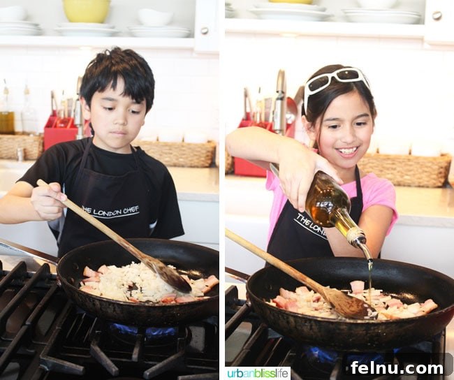 Cooking Classes in Victoria BC: A Culinary Journey with The London Chef 13 Kids Cooking Pasta Sauce