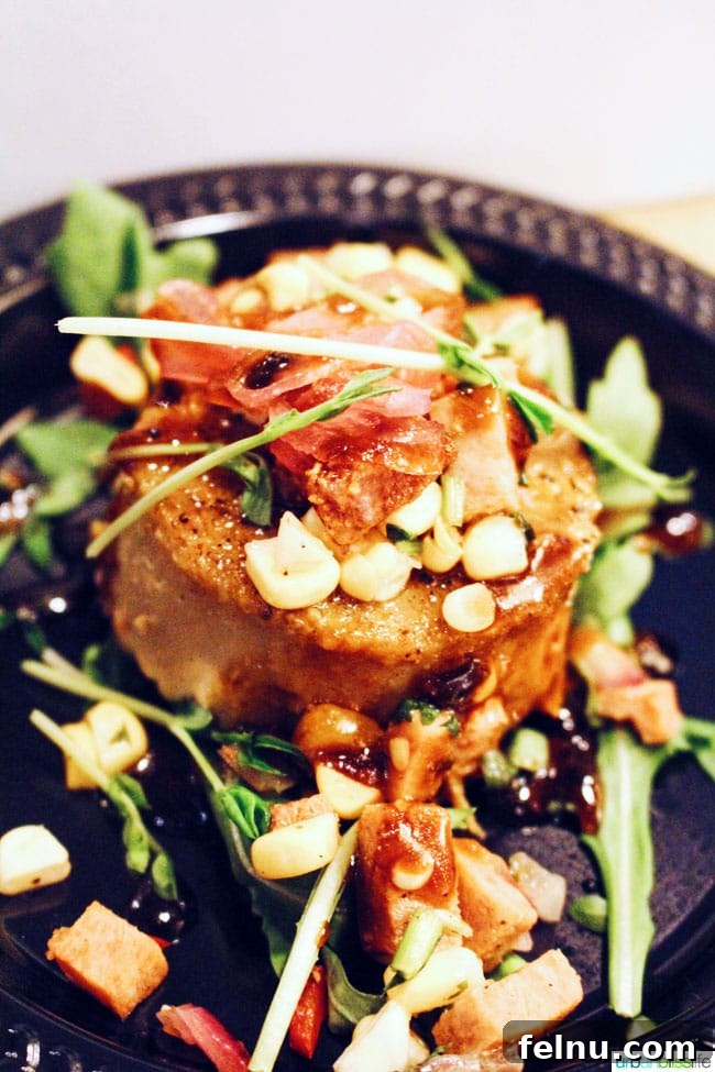 Exquisite Coconut SPAM Flan with Kona coffee salted caramel and candied SPAM from Mac 24/7