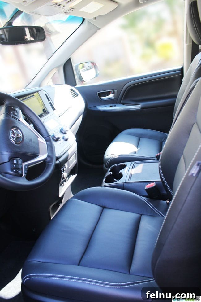 2016 Toyota Sienna: An In-Depth Look 5 2016 Toyota Sienna driver's cockpit