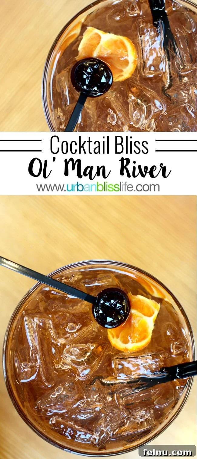 Bourbon and Bitters: A River Runs Through It 2 Old Man River Bourbon and Bitters Cocktail
