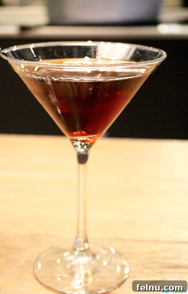 Bourbon and Bitters: A River Runs Through It 4 Sweeney Todd Cocktail - A bold Bulleit Bourbon cocktail