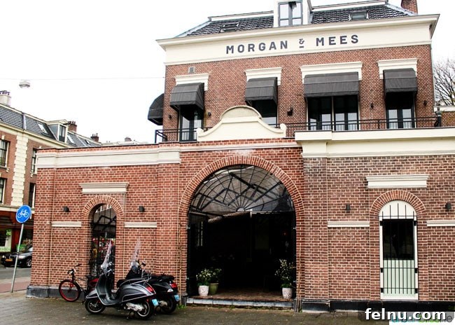 Unlock Your Perfect Amsterdam Stay 3 Stunning red brick exterior of Morgan & Mees hotel in Amsterdam