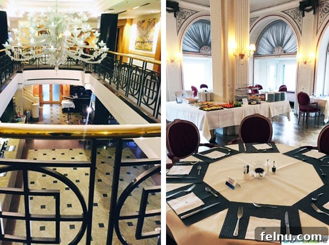 Unlock Your Perfect Amsterdam Stay 2 NH Carlton Amsterdam breakfast room setup with elegant dining tables