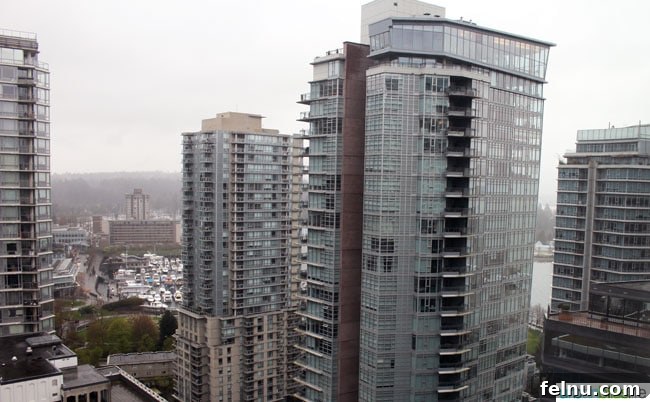Coast Coal Harbor Hotel Your Ideal Vancouver BC Stay 5 Stunning city views from a guest room at Coast Coal Harbour Hotel