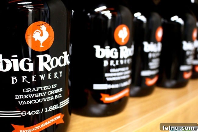 Vancouver's Big Rock Brewery Spotlight 8 Big Rock Brewery growlers for sale