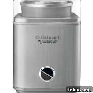 Cuisinart ICE-30BC Pure Indulgence 2-Quart Automatic Frozen Yogurt, Sorbet, and Ice Cream Maker