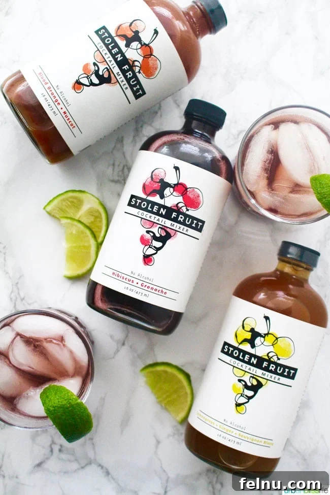 Hibiscus Bliss: A Refreshing Cocktail 5 Hibiscus Cooler with Stolen Fruit cocktail mixer