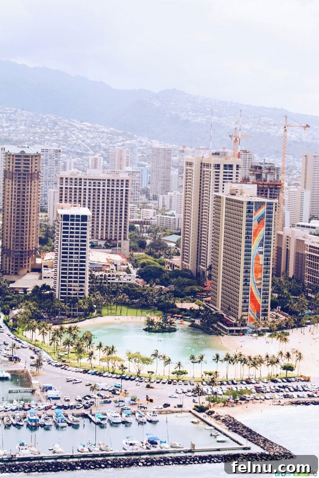 Oahu Helicopter Tour: Doors-Off Thrills and Breathtaking Views 8 Honolulu Skyline from Above: An Oahu Helicopter Tour