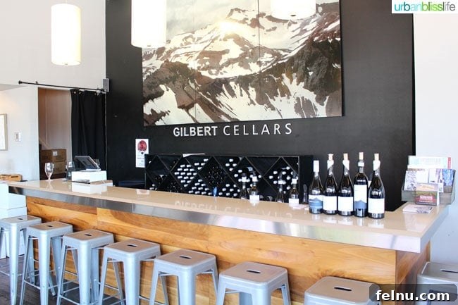 Gilbert Cellars: Yakima Valley Wine Pioneers 9 Gilbert Cellars Tasting Room Interior