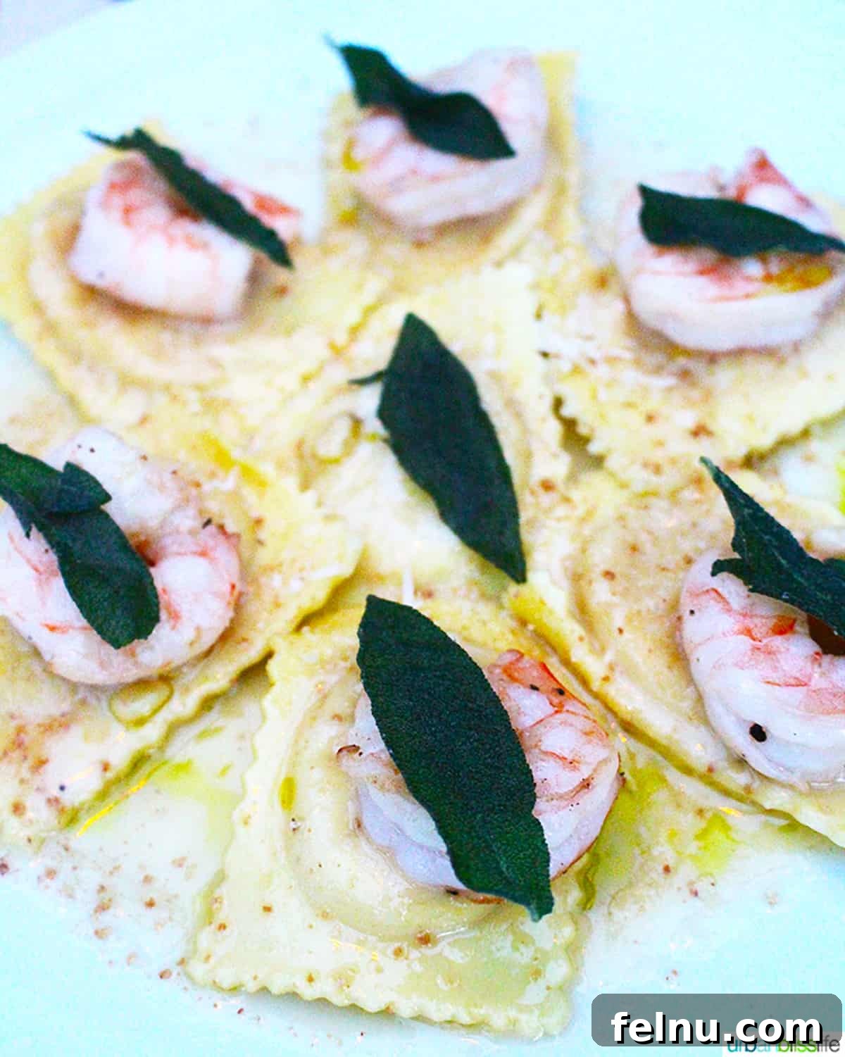 Vancouver BC's Cactus Club Cafe 12 shrimp ravioli at Cactus Club Cafe Coal Harbour Vancouver BC.