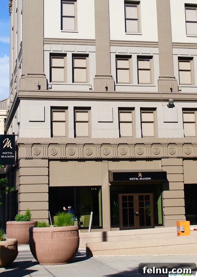 Hotel Maison in Yakima Valley: A Boutique Wine Country Escape 4 Exterior View of Hotel Maison in Yakima, Washington