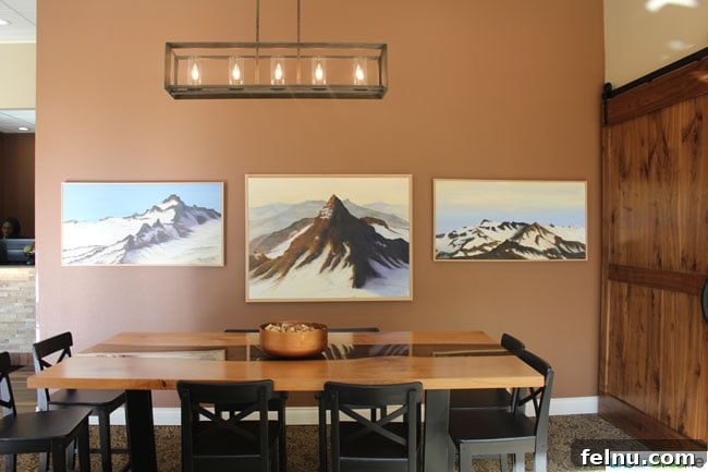 Hotel Maison in Yakima Valley: A Boutique Wine Country Escape 8 Lobby Table: Relax and Unwind at Hotel Maison