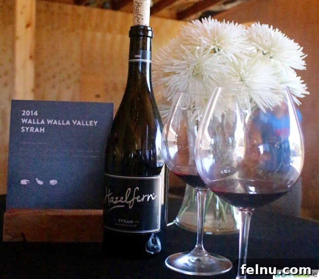 Hazelfern Cellars 8 Hazelfern Cellars 2014 Walla Walla Valley Syrah bottle