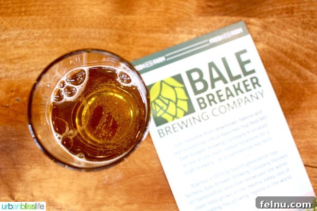 Yakima Breweries: Hop-Centric Haven 11 Pouring a Bale Breaker Beer
