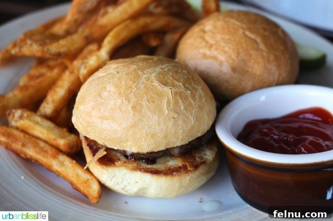 Park City: Your Ultimate Summer Playground 6 Kids' Burger Sliders: A perfect meal for young adventurers.