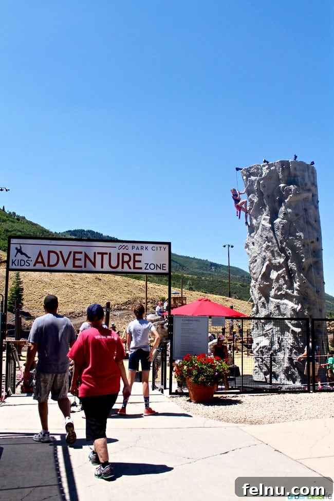 Park City: Your Ultimate Summer Playground 9 Climbing Wall: Challenge yourself at Park City Mountain.