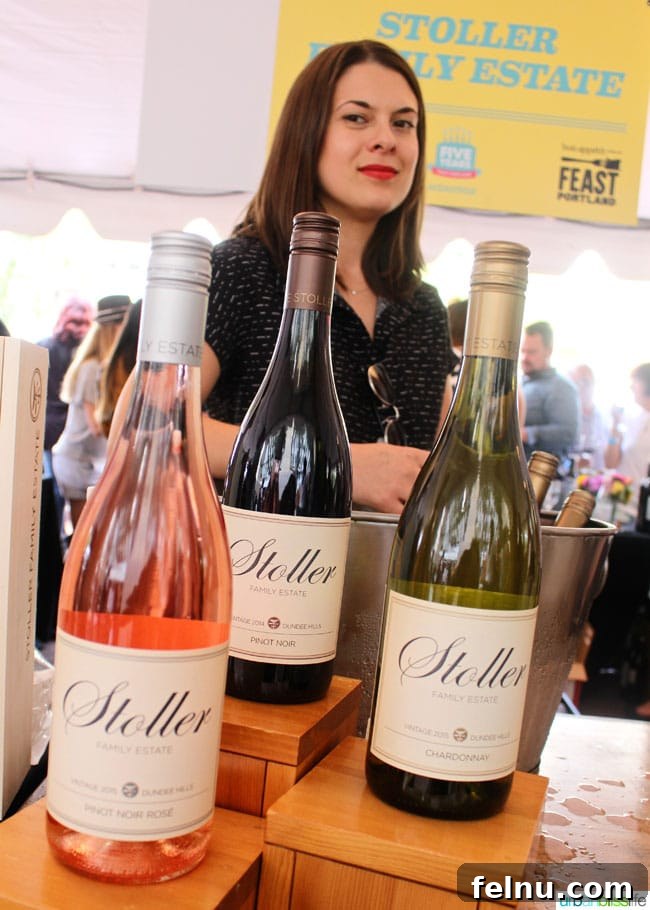 Feast Portland: Uncorking 2016 Wines 8 Retasting beloved Stoller Family Estate wines at Feast Portland 2016, featuring their unoaked Chardonnay and Pinot Noir Rosé on UrbanBlissLife.com