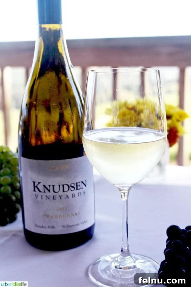 Mushroom Wine Pairing Experience 2 Knudsen Vineyard Chardonnay