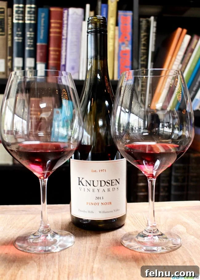 Mushroom Wine Pairing Experience 9 Knudsen Vineyards Pinot Noir Bottles