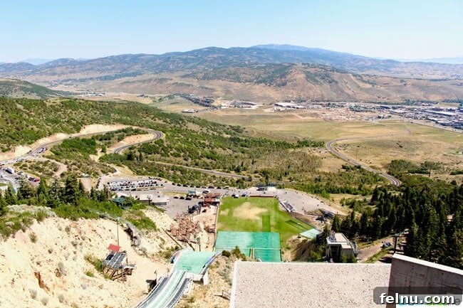 Utah Olympic Park: A Family Adventure of a Lifetime 7 Utah Olympic Park View From Top