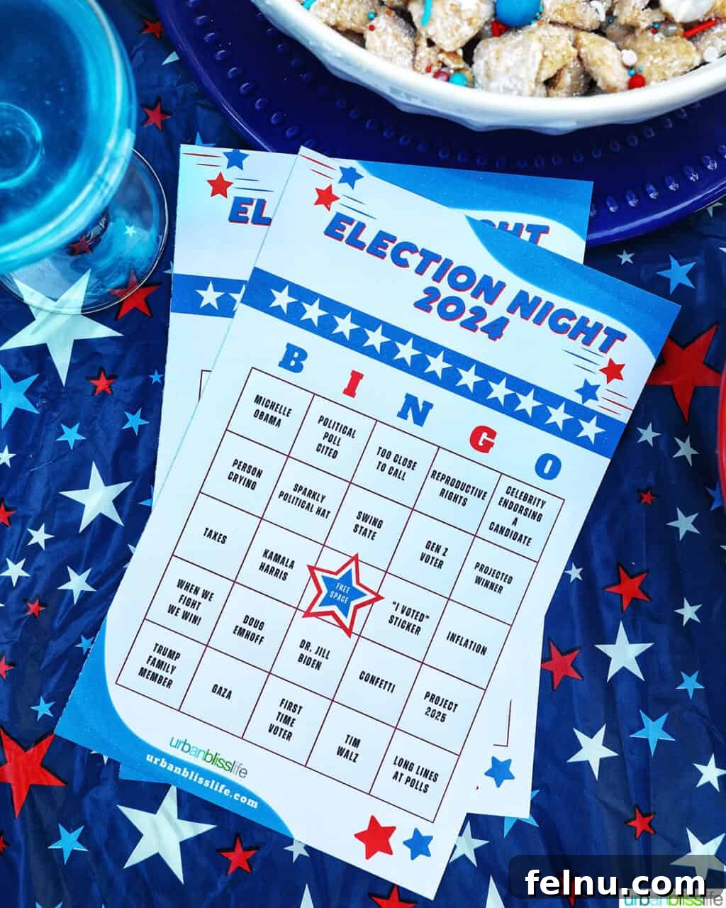Election Celebration: Games and Printables 3 Election bingo cards