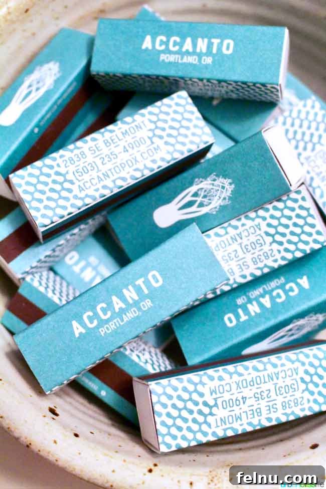 Accanto's Weekend Brunch: A Culinary Journey 12 Accanto Restaurant Matchboxes: A unique and nostalgic touch.