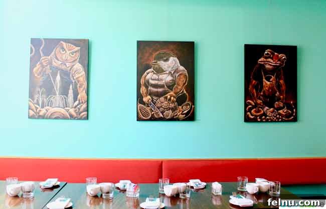Accanto's Weekend Brunch: A Culinary Journey 10 Accanto Restaurant Wall Decor: Adding to the bright and modern ambiance.