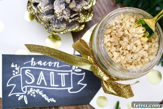 Craft Your Own Holiday Bacon Board 6 Jar of bacon salt.