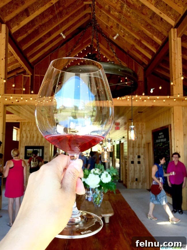 Tina's: Distinctive Dining in Oregon's Wine Country 6 A cheerful toast at Hazelfern Cellars, a family-owned winery known for Syrah, Pinot Noir, and Rosé in Oregon Wine Country, complementing the experience of Dundee Oregon restaurants.