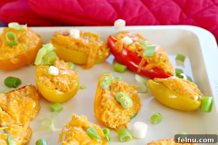 The Ultimate Football Feast: Delicious Finger Foods for Game Day 11 Buffalo Chicken Stuffed Mini Peppers