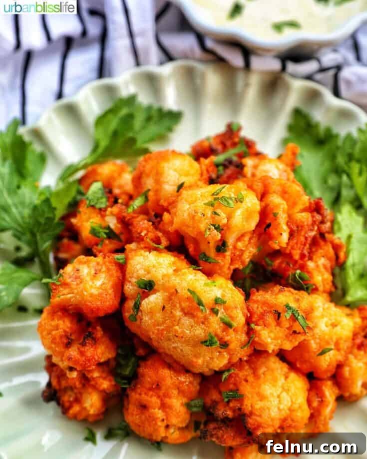 The Ultimate Football Feast: Delicious Finger Foods for Game Day 14 Crispy Air Fryer Buffalo Cauliflower