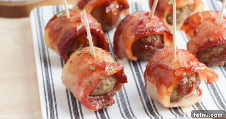 The Ultimate Football Feast: Delicious Finger Foods for Game Day 26 Bacon Wrapped Meatballs