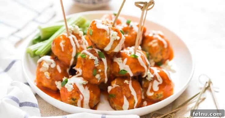 The Ultimate Football Feast: Delicious Finger Foods for Game Day 27 Buffalo Chicken Meatballs