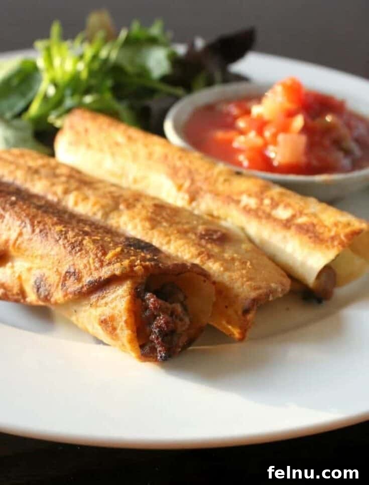 The Ultimate Football Feast: Delicious Finger Foods for Game Day 28 Ground Beef Taquitos