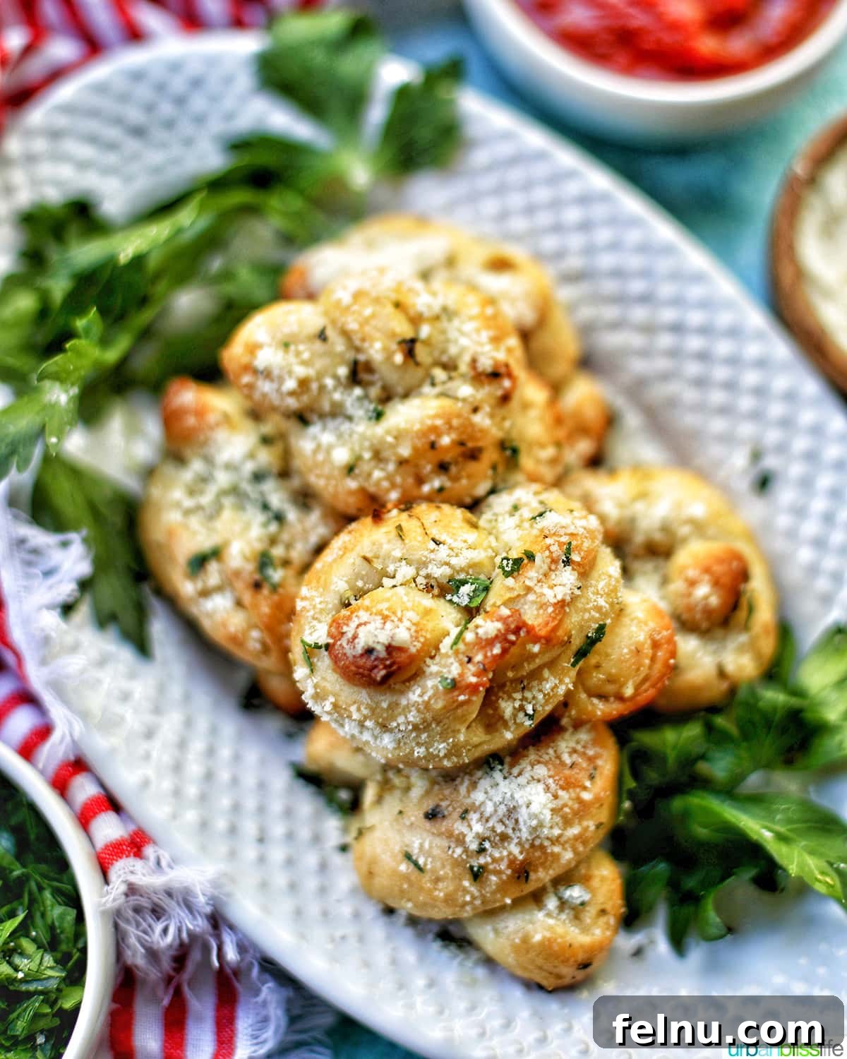 The Ultimate Football Feast: Delicious Finger Foods for Game Day 33 Garlic Parmesan Knots
