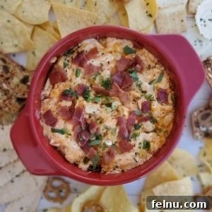 The Ultimate Football Feast: Delicious Finger Foods for Game Day 47 Buffalo Chicken and Bacon Dip