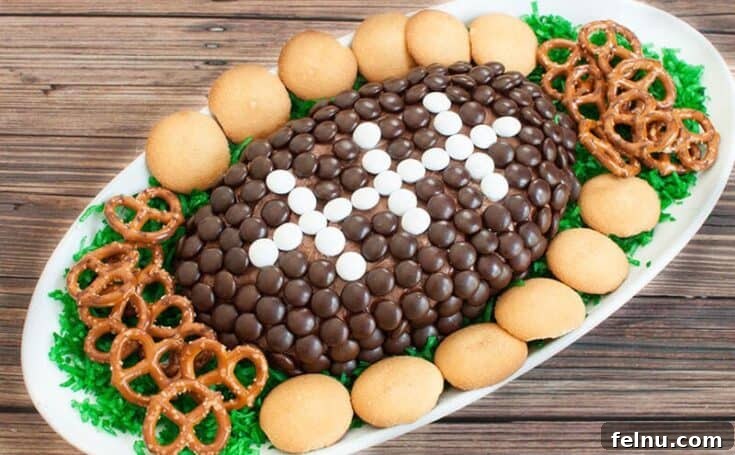 The Ultimate Football Feast: Delicious Finger Foods for Game Day 54 Chocolate Dessert Cheese Ball Football Dip
