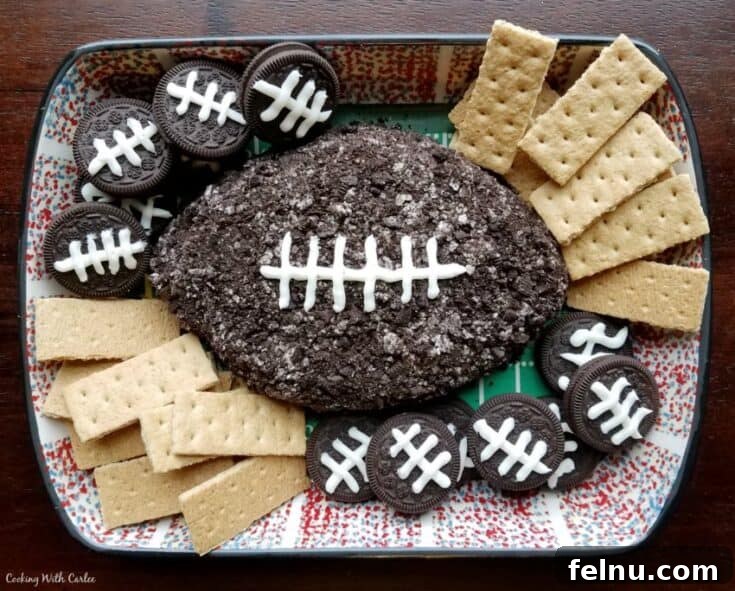 The Ultimate Football Feast: Delicious Finger Foods for Game Day 56 Cookies and Cream Football Cheese Ball