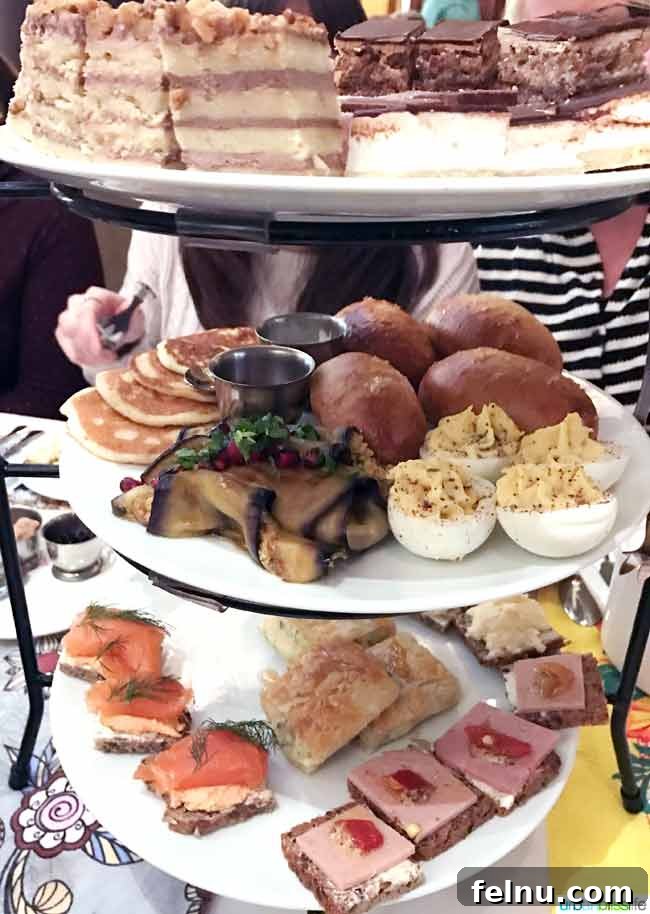 Headwaters Elevates Its Russian Tea Experience in Portland, Oregon 7 A closer look at the delicious Russian Tea tower, featuring various savory and sweet bites from the Heathman Hotel in Portland, Oregon, courtesy of UrbanBlissLife.com.