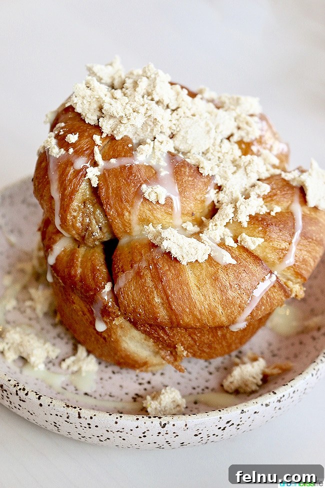 Middle Eastern Brunch Magic at Tusk 13 Close-up of Tusk's Sesame Halvah Babka, a rich, braided pastry with a distinct sesame flavor, perfect for sharing.