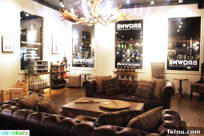 Browne Family Vineyards Tasting Room on Main Street in Walla Walla, Washington