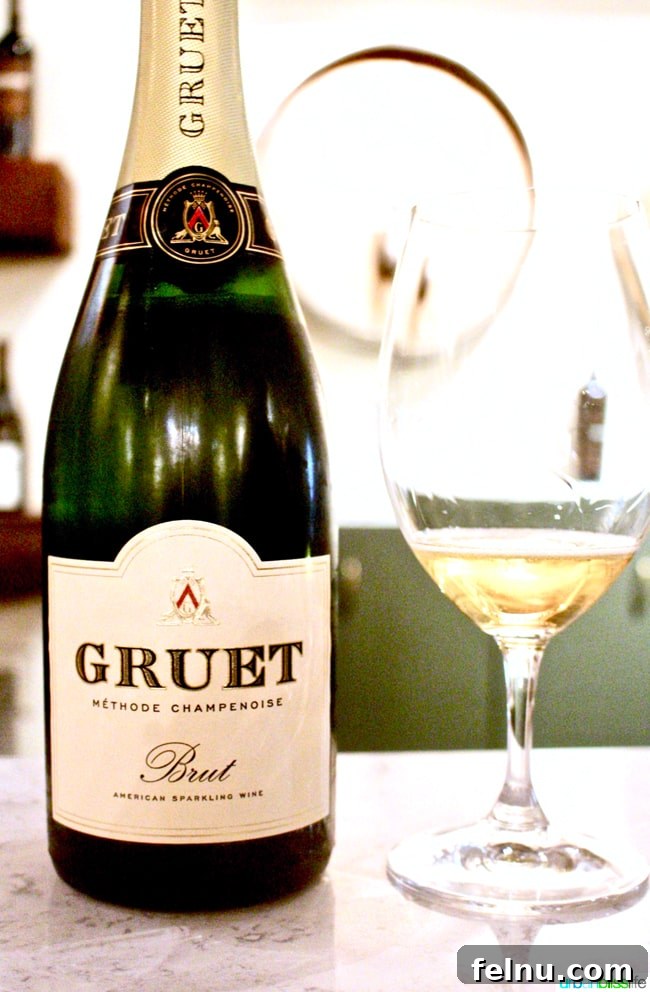Gruet Brut sparkling wine at Browne Family Vineyards