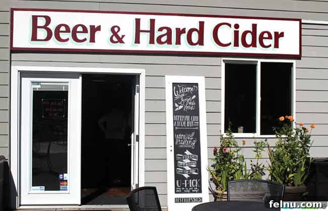 Hood River's Historic Gorge White House 6 Beer & Cider sign