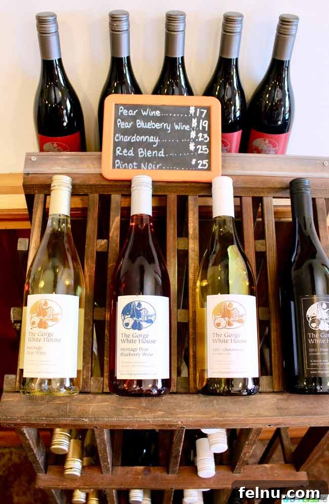 Hood River's Historic Gorge White House 9 Wine at The Gorge White House in Hood River