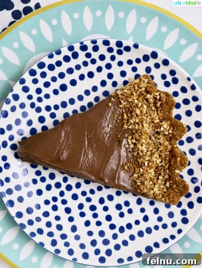 Decadent Hazelnut Chocolate Pie