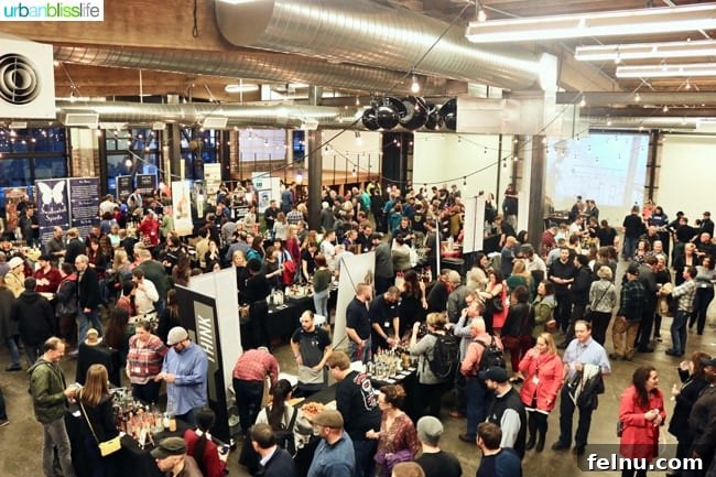 TOAST 2017 artisan spirits event crowd in Portland, Oregon