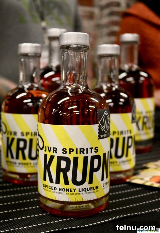 JVR Spirits Krupnik liqueur at TOAST 2017 artisan spirits event in Portland, Oregon