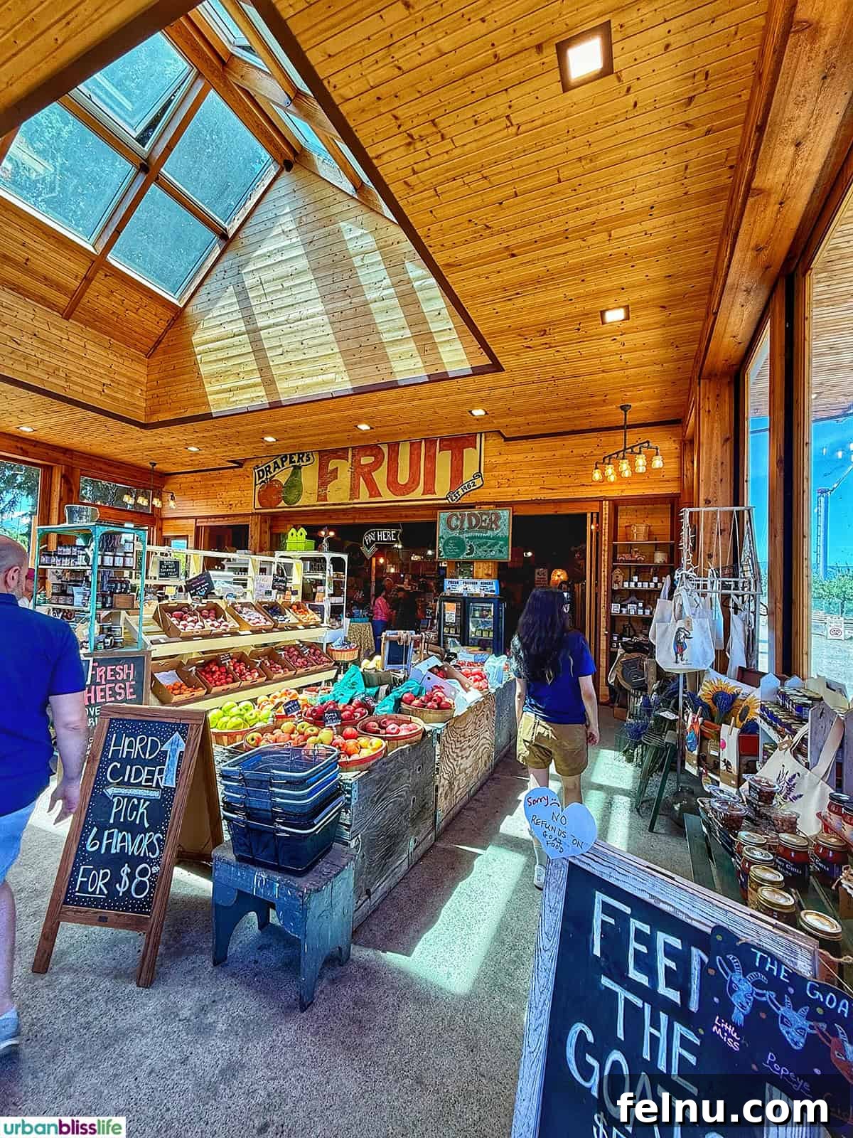 Hood River: Oregon's Adventure Capital 11 A bountiful display of fresh, colorful fruits at Draper's Fruit, inviting visitors to sample the local harvest.